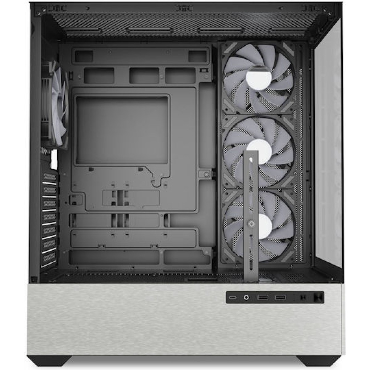 Sharkoon AK7 ARGB Gaming Midi Tower Κουτί Υπολογιστή με Πλαϊνό Παράθυρο Μαύρο