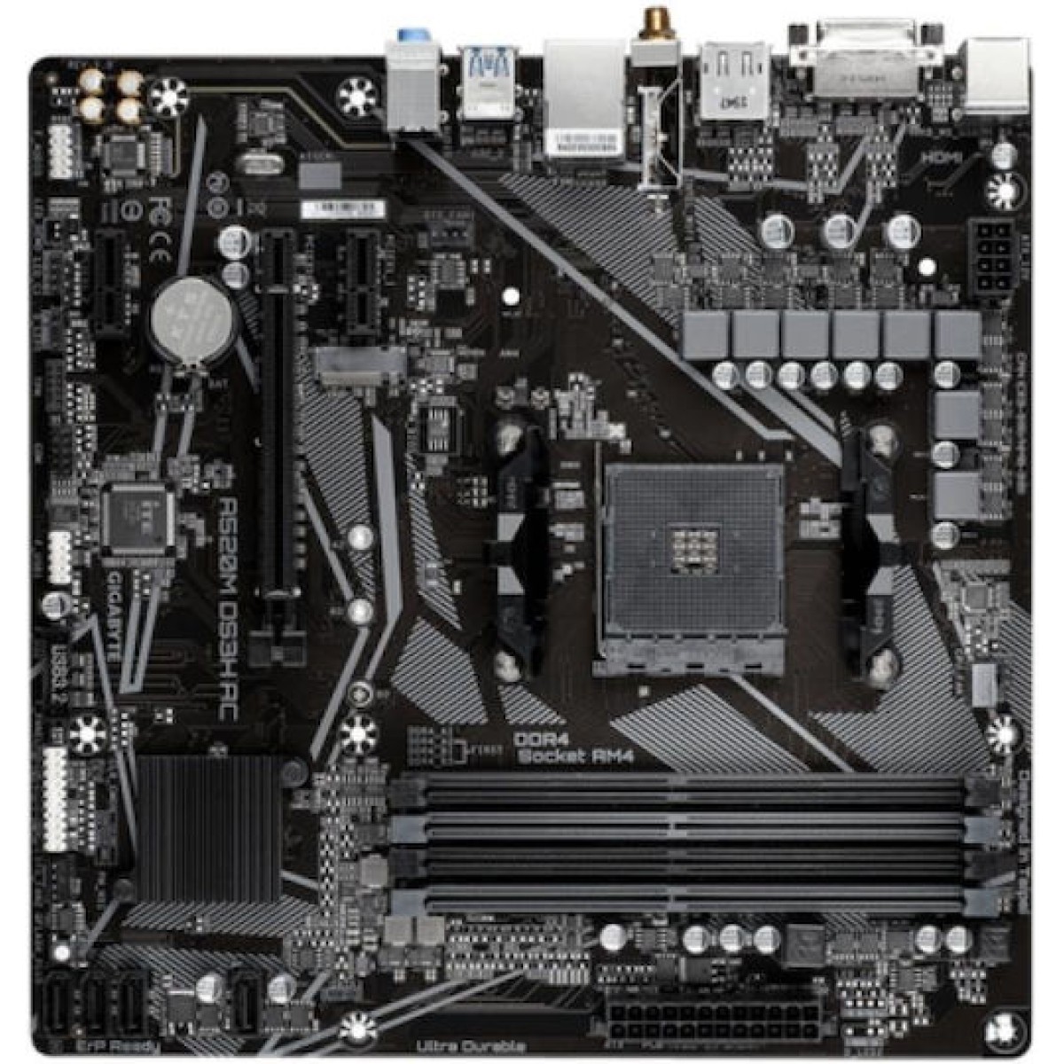 Gigabyte A520M DS3H AC rev. 1.x Wi-Fi Motherboard Micro ATX με AMD AM4 Socket