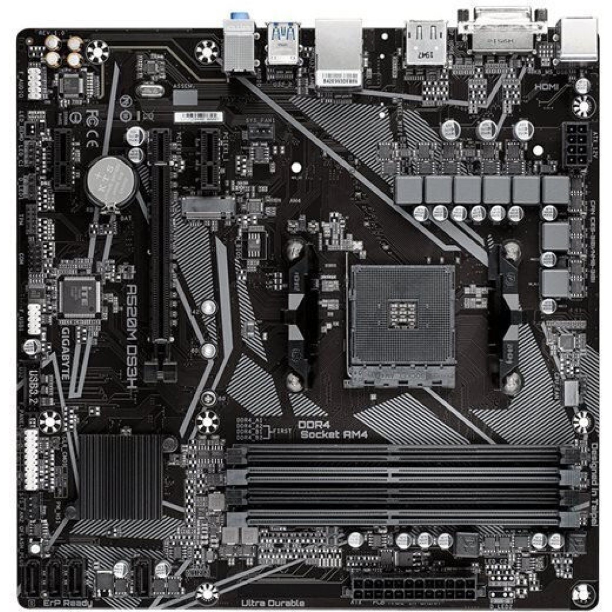 Gigabyte A520M DS3H V2 Motherboard Micro ATX με AMD AM4 Socket