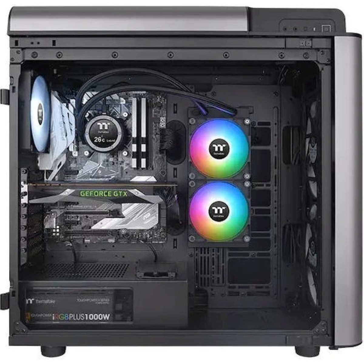 Thermaltake TH240 V2 Ultra ARGB (v2) Υδρόψυξη Επεξεργαστή Διπλού Ανεμιστήρα 120mm για Socket AM4/AM5/1700/1200/115x