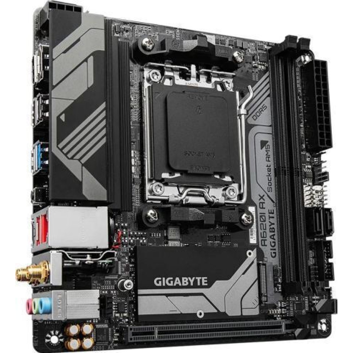 Gigabyte A620I AX rev. 1.0 Wi-Fi Motherboard Mini ITX με AMD AM5 Socket A620I