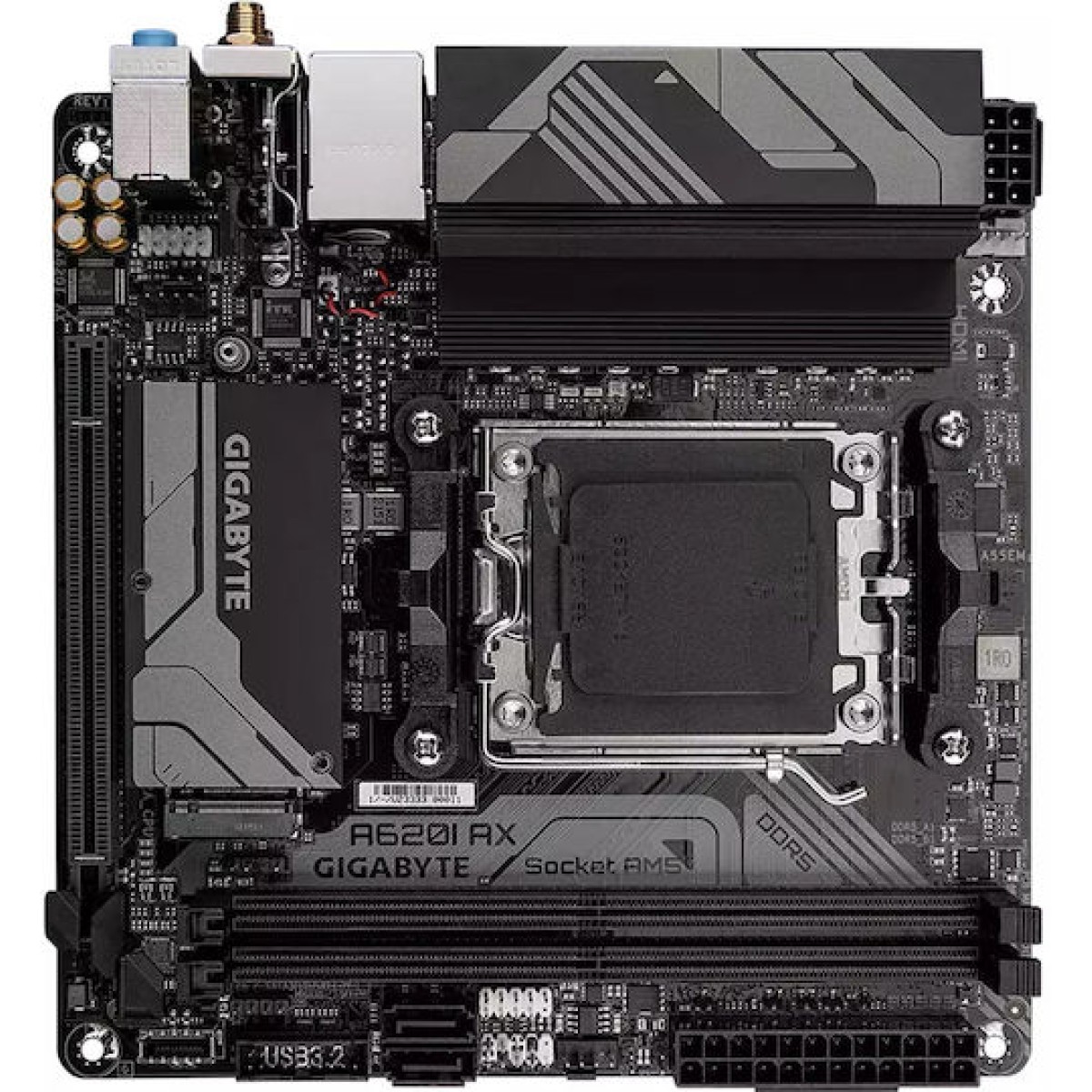 Gigabyte A620I AX rev. 1.0 Wi-Fi Motherboard Mini ITX με AMD AM5 Socket A620I