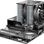 Be Quiet Pure Rock Pro 3 Ψύκτρα Επεξεργαστή Διπλού Ανεμιστήρα για Socket AM4/AM5/1200/115x/1700 Ασημί