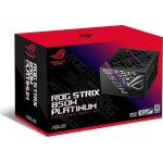 Asus Rog Strix Platinum 850W Μαύρο Τροφοδοτικό Υπολογιστή Full Modular 80 Plus Platinum
