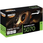 Inno 3D GeForce RTX 5070 12GB GDDR7 TWIN X2 OC Κάρτα Γραφικών