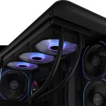 FSP/Fortron M580 Plus Gaming Midi Tower Κουτί Υπολογιστή με Πλαϊνό Παράθυρο και RGB Φωτισμό Μαύρο