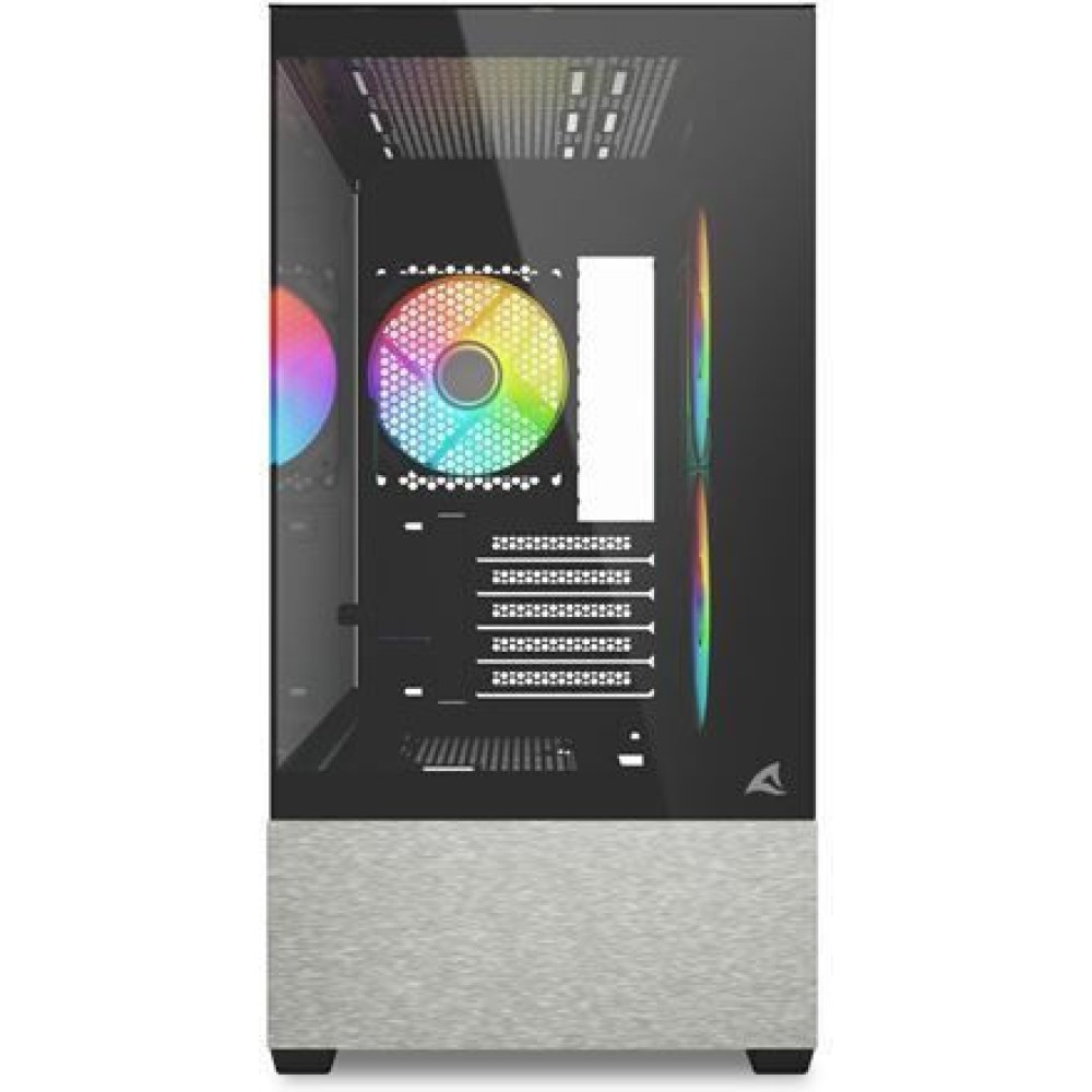 Sharkoon MK7 ARGB Gaming Mini Tower Κουτί Υπολογιστή με Πλαϊνό Παράθυρο Μαύρο