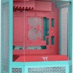 Thermaltake The Tower 600 Gaming Midi Tower Κουτί Υπολογιστή με Πλαϊνό Παράθυρο Mint Strawberry
