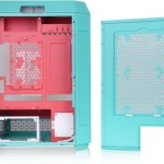 Thermaltake The Tower 600 Gaming Midi Tower Κουτί Υπολογιστή με Πλαϊνό Παράθυρο Mint Strawberry