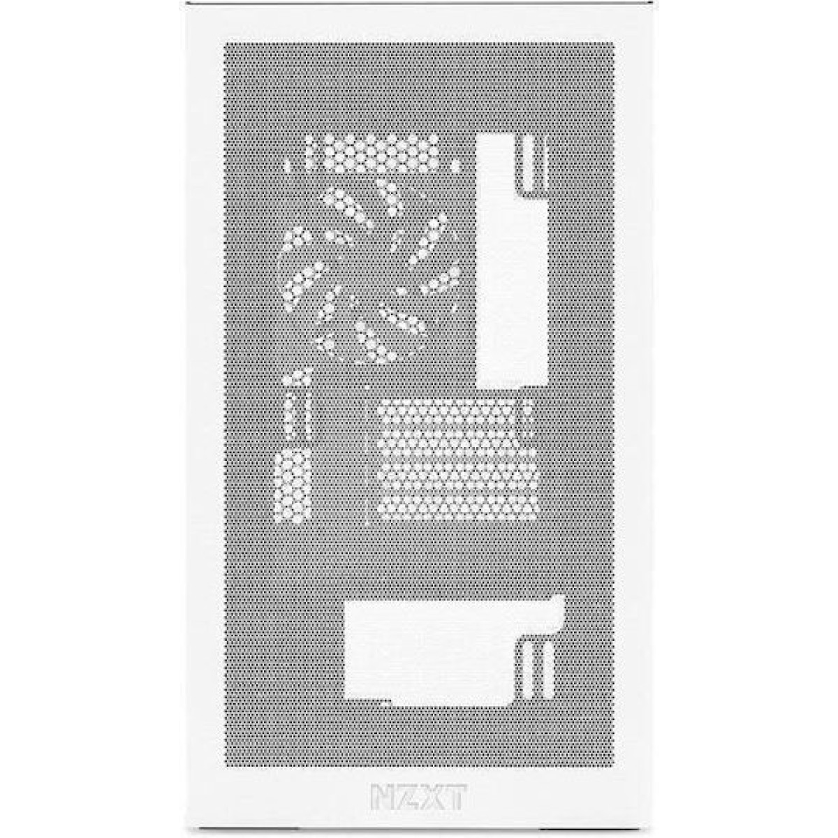 NZXT H3 Flow Midi Tower Κουτί Υπολογιστή με Πλαϊνό Παράθυρο Λευκό