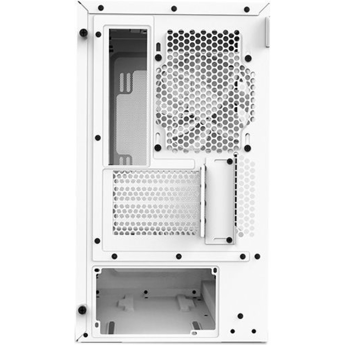 NZXT H3 Flow Midi Tower Κουτί Υπολογιστή με Πλαϊνό Παράθυρο Λευκό