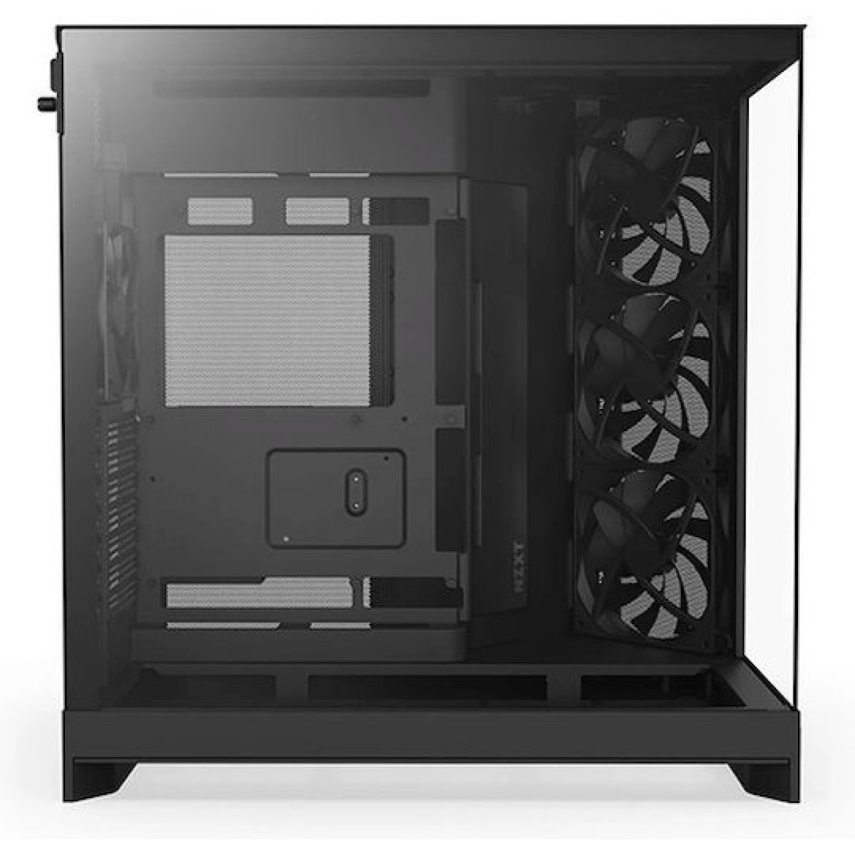NZXT H9 Flow Midi Tower Κουτί Υπολογιστή με Πλαϊνό Παράθυρο Μαύρο