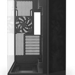 NZXT H9 Flow Midi Tower Κουτί Υπολογιστή με Πλαϊνό Παράθυρο Μαύρο