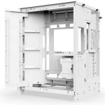 NZXT H9 Flow Gaming Midi Tower Κουτί Υπολογιστή με Πλαϊνό Παράθυρο Λευκό