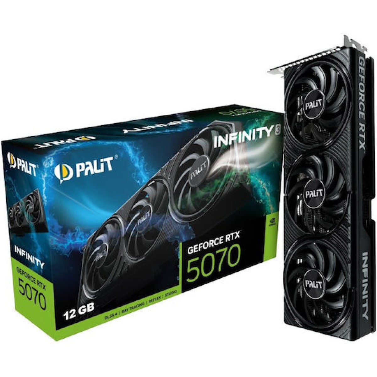 Palit GeForce RTX 5070 12GB GDDR7 Infinity 3 Κάρτα Γραφικών