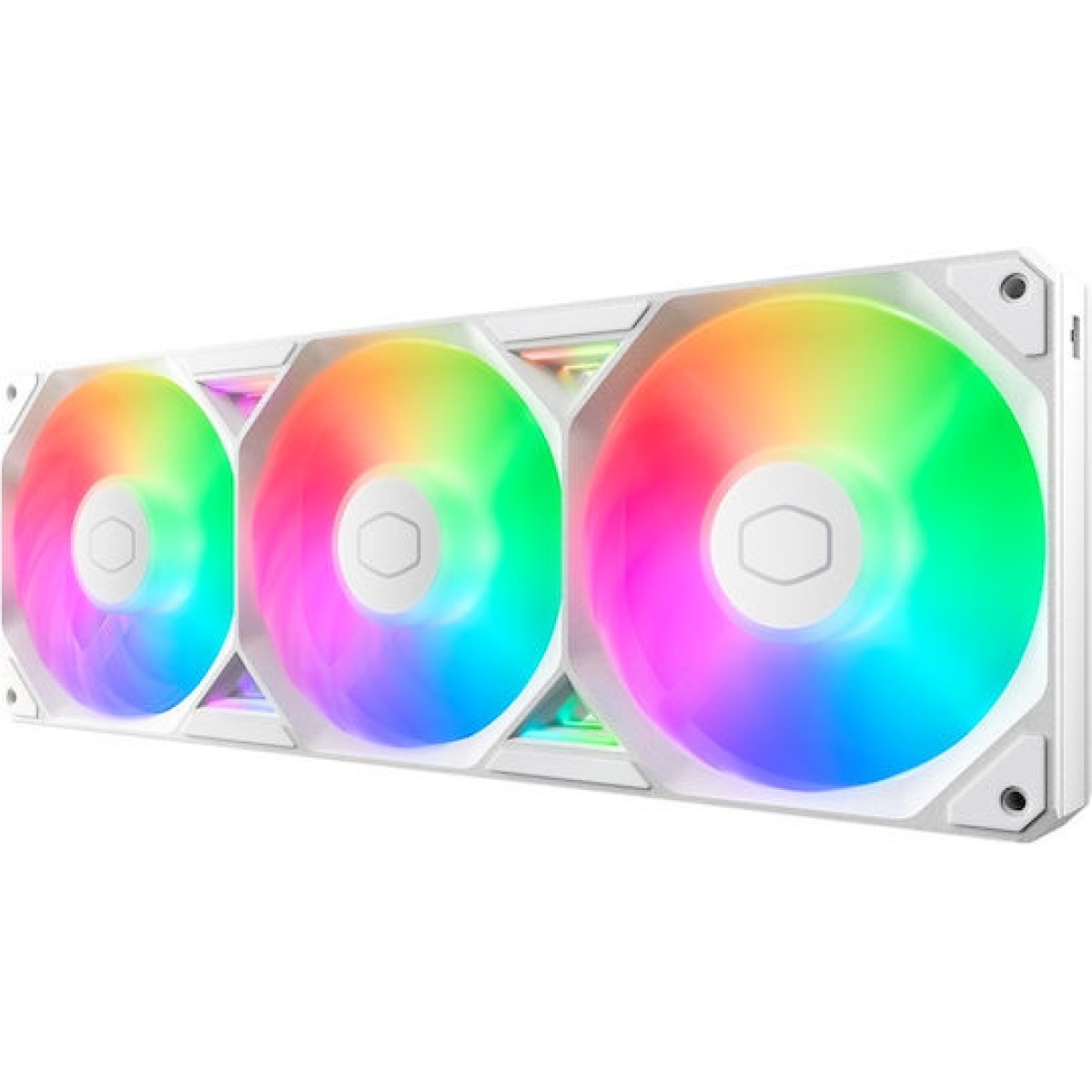 CoolerMaster SickleFlow Edge 360 Case Fan 120mm με ARGB Φωτισμό και Σύνδεση 4-Pin PWM Λευκό