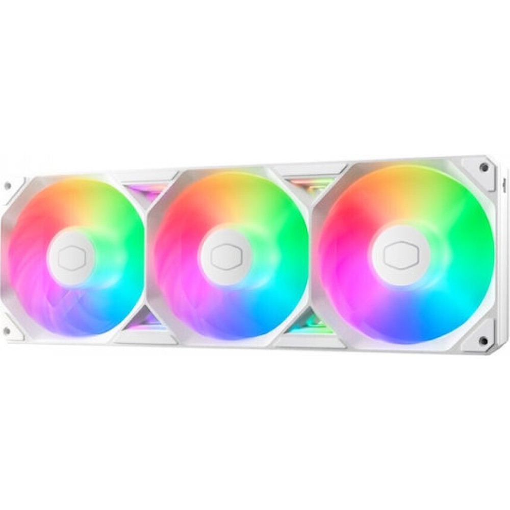 CoolerMaster SickleFlow Edge 360 Case Fan 120mm με ARGB Φωτισμό και Σύνδεση 4-Pin PWM Λευκό