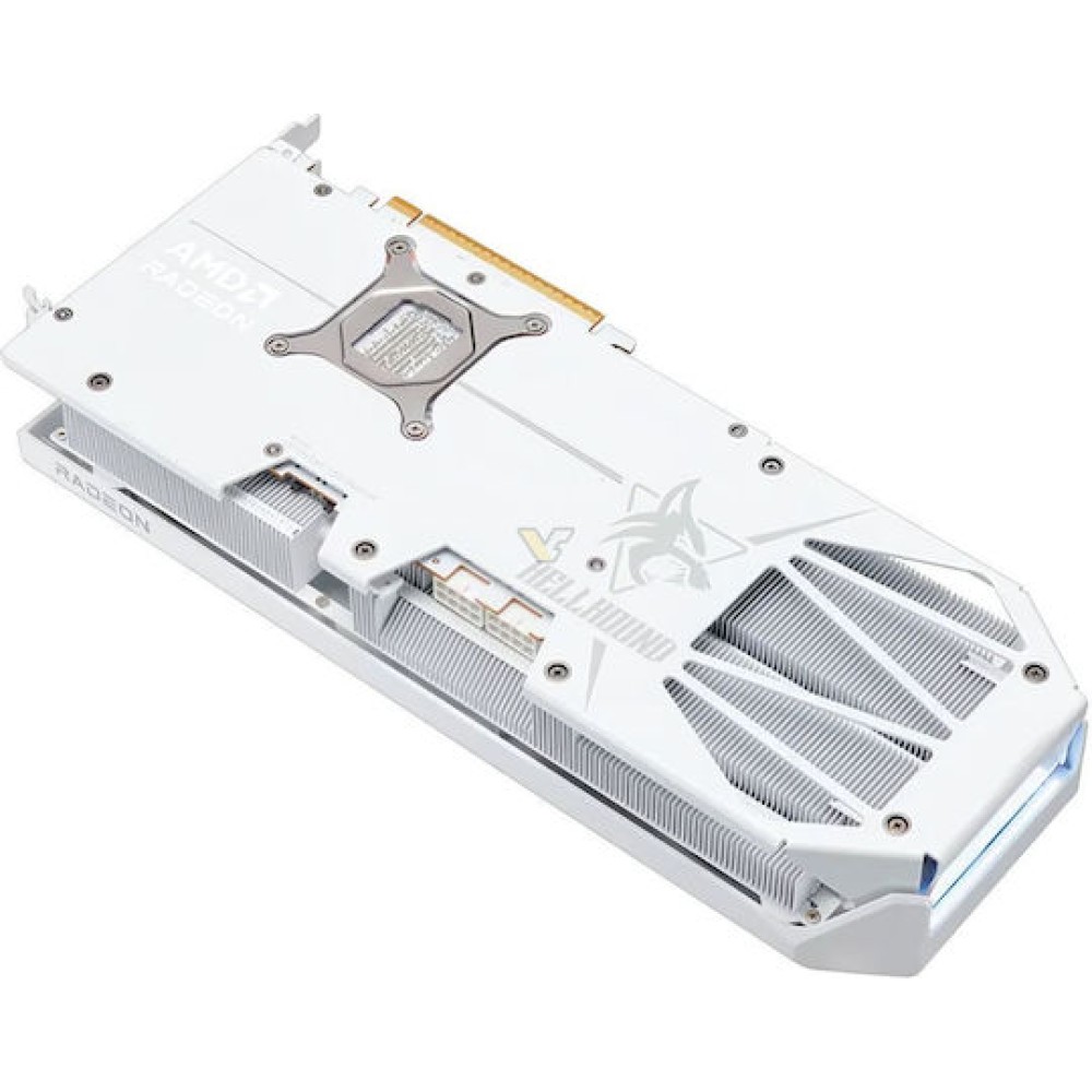 PowerColor Radeon RX 9070 XT 16GB GDDR6 Hellhound White Κάρτα Γραφικών