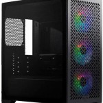 CoolerMaster Elite 302 Gaming Midi Tower Κουτί Υπολογιστή με Πλαϊνό Παράθυρο και ARGB Φωτισμό Μαύρο