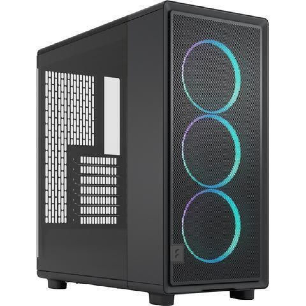 Fractal Design Epoch Midi Tower Κουτί Υπολογιστή με Πλαϊνό Παράθυρο Black TG RGB Light