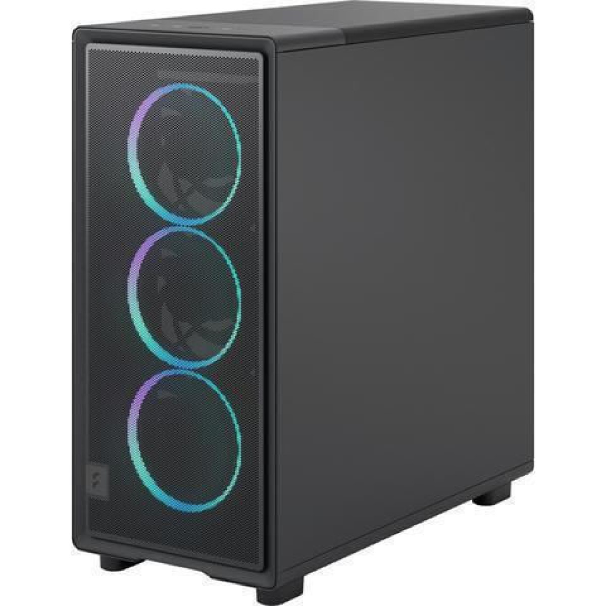 Fractal Design Epoch Midi Tower Κουτί Υπολογιστή με Πλαϊνό Παράθυρο Black TG RGB Light
