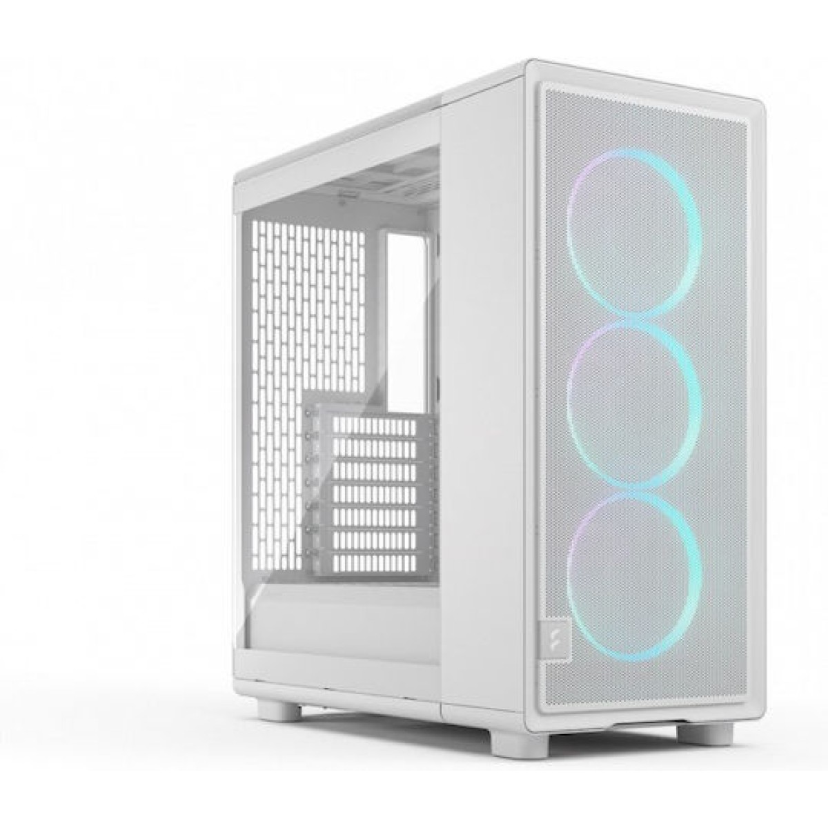 Fractal Design Epoch Midi Tower Κουτί Υπολογιστή με Πλαϊνό Παράθυρο White TG RGB Clear