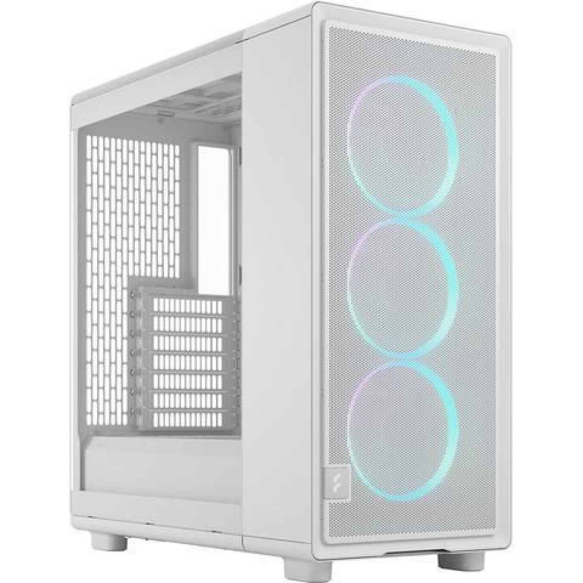 Fractal Design Epoch Midi Tower Κουτί Υπολογιστή με Πλαϊνό Παράθυρο White TG RGB Clear