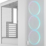 Fractal Design Epoch Midi Tower Κουτί Υπολογιστή με Πλαϊνό Παράθυρο White TG RGB Clear