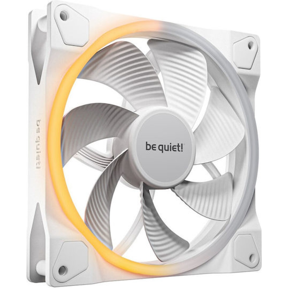 Be Quiet Light Wings Reverse Case Fan 140mm με ARGB Φωτισμό και Σύνδεση 4-Pin PWM Λευκό