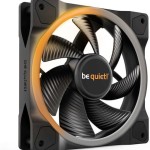 Be Quiet Light Wings Reverse Case Fan 140mm με ARGB Φωτισμό και Σύνδεση 4-Pin PWM Λευκό