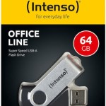 Intenso 64GB USB 3.2 Stick Ασημί