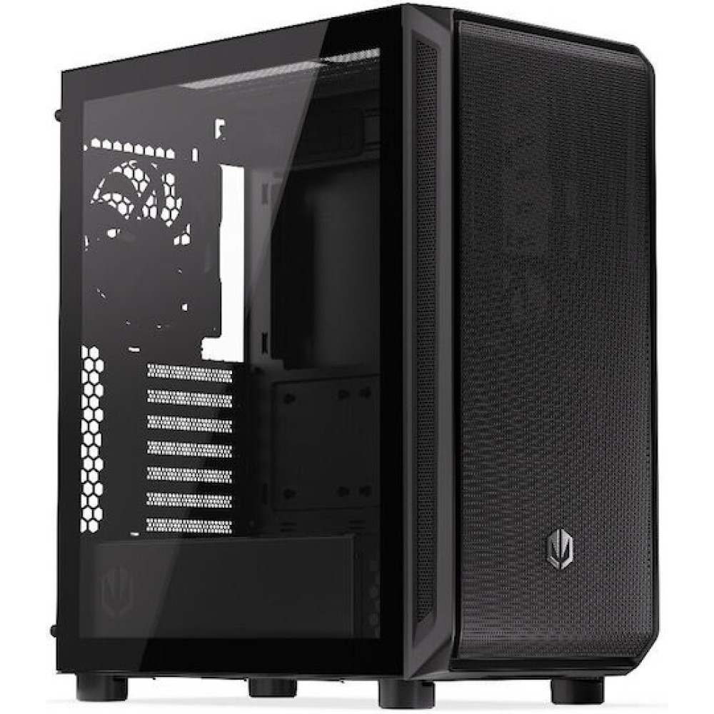 Endorfy Arx 500 Core Gaming Midi Tower Κουτί Υπολογιστή με Πλαϊνό Παράθυρο Μαύρο