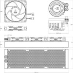 Arctic Liquid Freezer III Pro 360 A-RGB Υδρόψυξη Επεξεργαστή Τριπλού Ανεμιστήρα 120mm για Socket AM4/AM5/1700 Λευκή