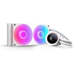 NZXT Kraken Plus RGB Υδρόψυξη Επεξεργαστή Διπλού Ανεμιστήρα 120mm για Socket AM4/AM5/1700/1200/115x Λευκή
