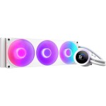 NZXT Kraken Plus Υδρόψυξη Επεξεργαστή Τριπλού Ανεμιστήρα 120mm για Socket AM4/AM5/1700/1200/115x με RGB Φωτισμό Λευκή