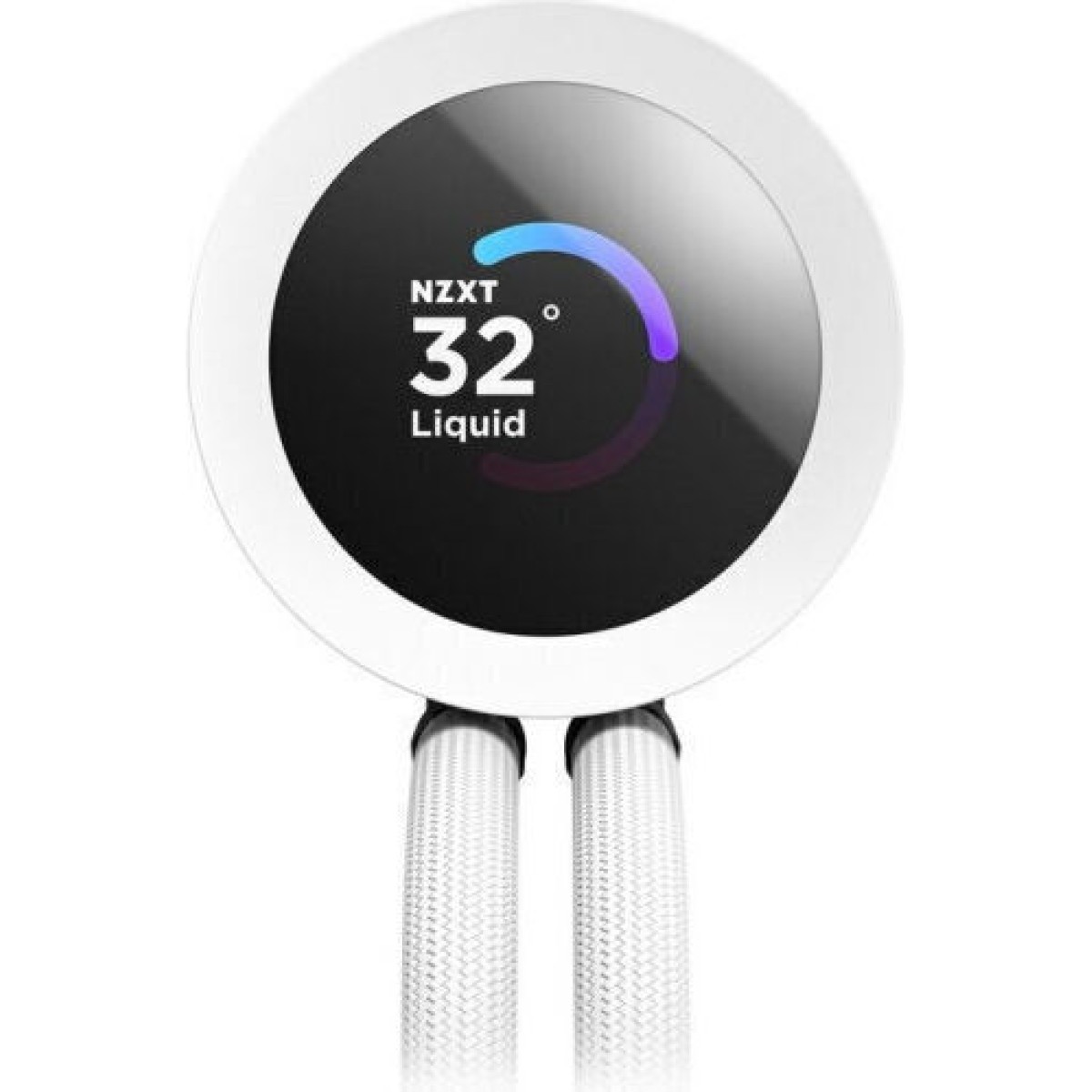 NZXT Kraken Plus Υδρόψυξη Επεξεργαστή Τριπλού Ανεμιστήρα 120mm για Socket AM4/AM5/1700/1200/115x με RGB Φωτισμό Λευκή