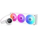 NZXT Kraken Plus Υδρόψυξη Επεξεργαστή Τριπλού Ανεμιστήρα 120mm για Socket AM4/AM5/1700/1200/115x με RGB Φωτισμό Λευκή