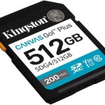 Kingston Canvas Go Plus SDXC 512GB Class 10 U3 V30 UHS-I με αντάπτορα