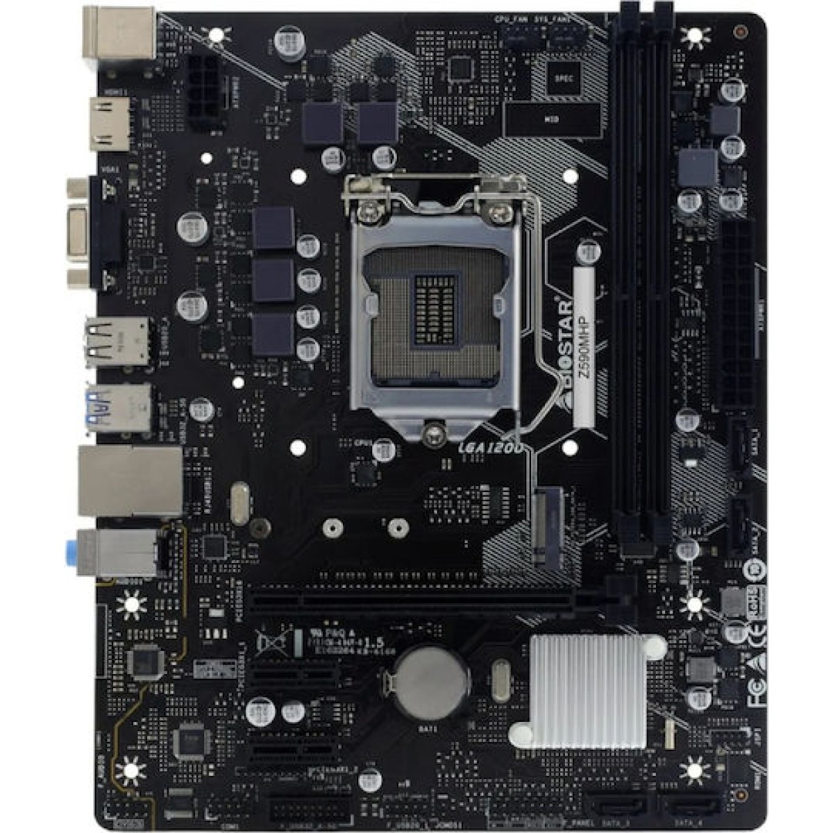Biostar Z590MHP Motherboard Micro ATX με Intel 1200 Socket