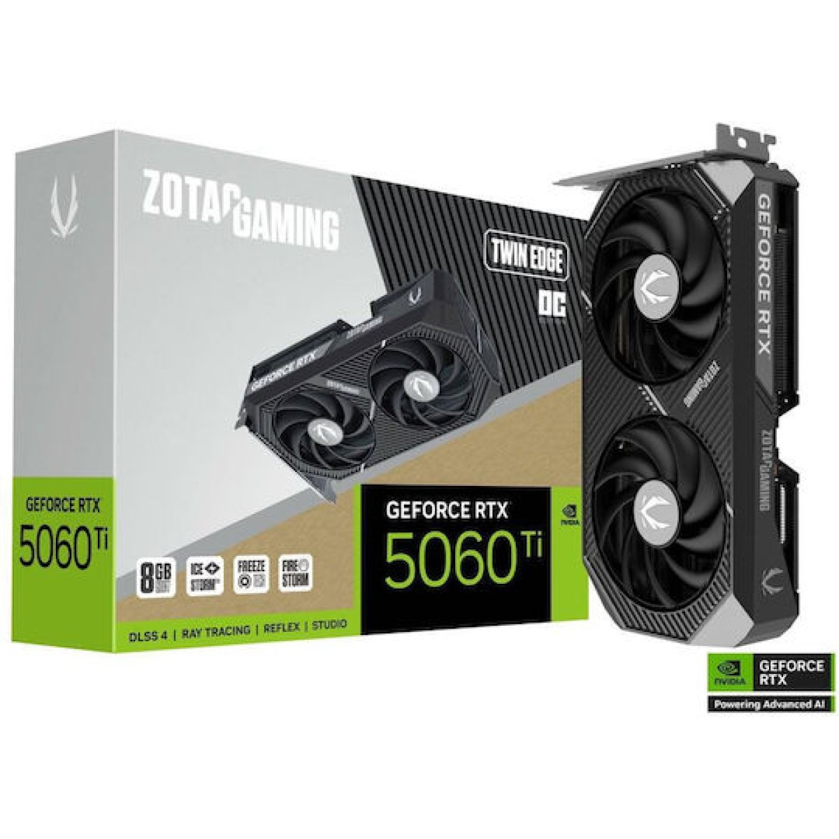 Zotac GeForce RTX 5060 Ti 8GB GDDR7 Twin Edge OC Κάρτα Γραφικών