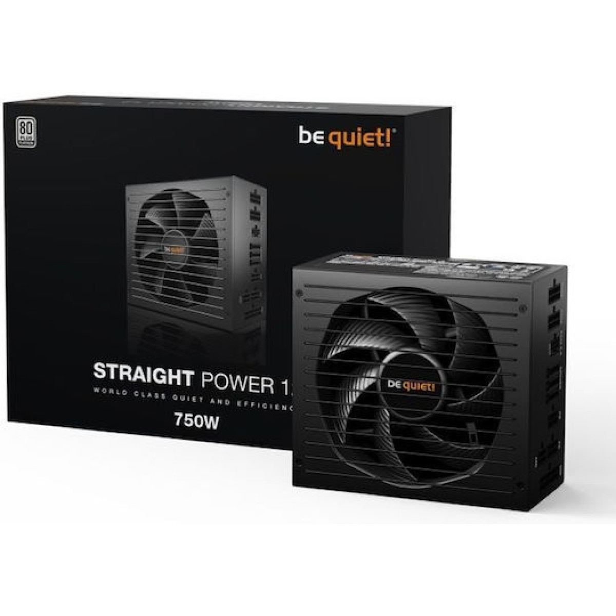 Be Quiet Straight Power 12 750W Μαύρο Τροφοδοτικό Υπολογιστή Full Modular 80 Plus Platinum