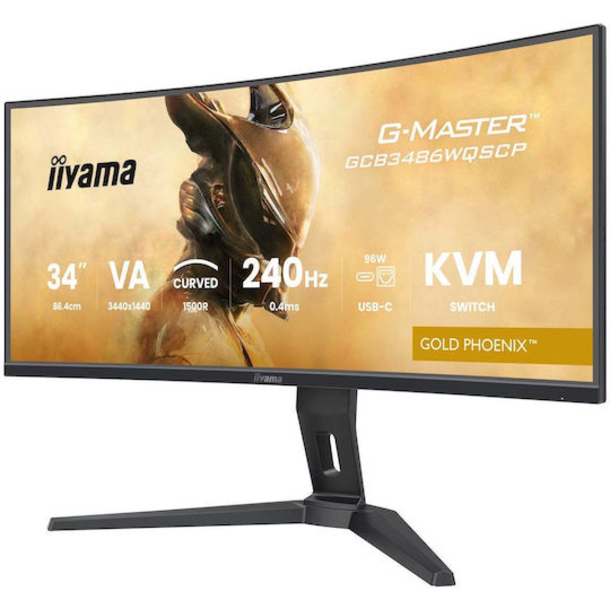 Iiyama GCB3486WQSCP-B1 Ultrawide VA Curved Monitor 34