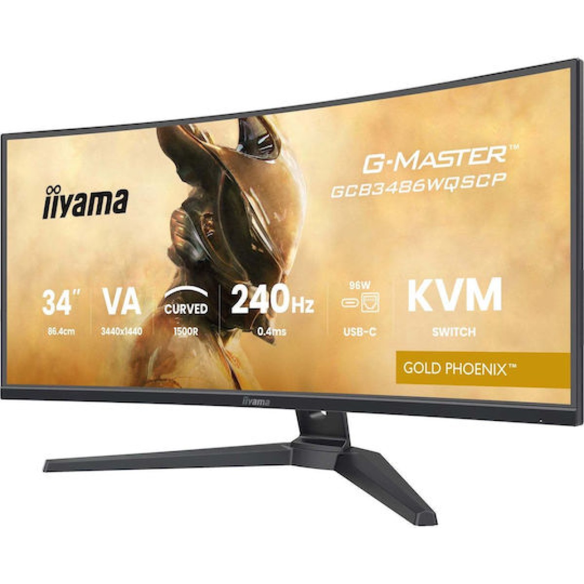 Iiyama GCB3486WQSCP-B1 Ultrawide VA Curved Monitor 34