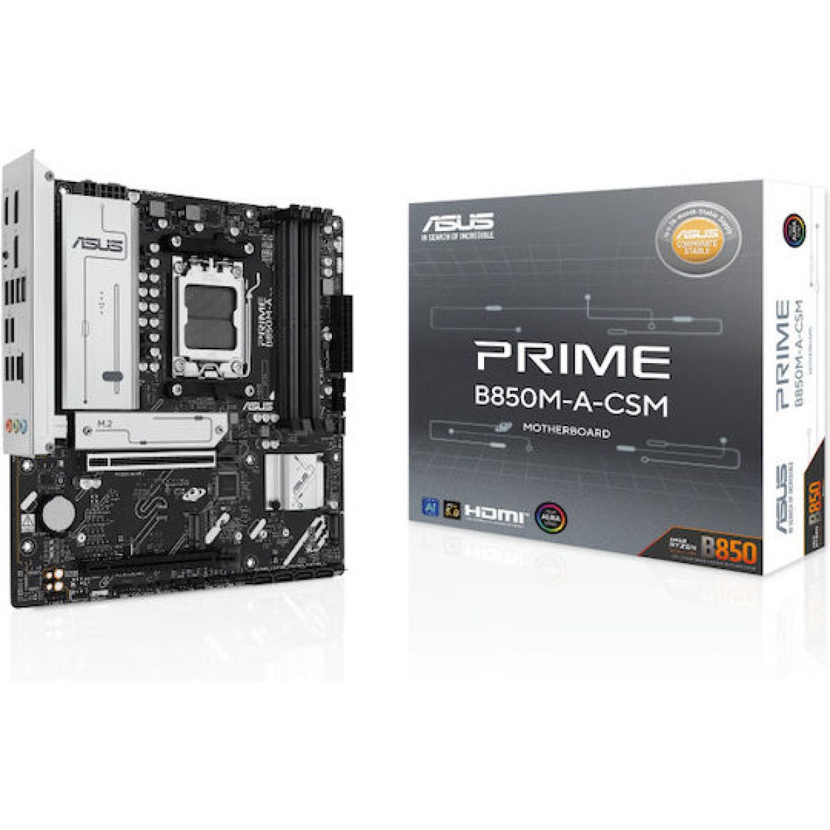 Asus PRIME B850M-A-CSM Motherboard Micro ATX με AMD AM5 Socket 90MB1LQ0-M0EAYC