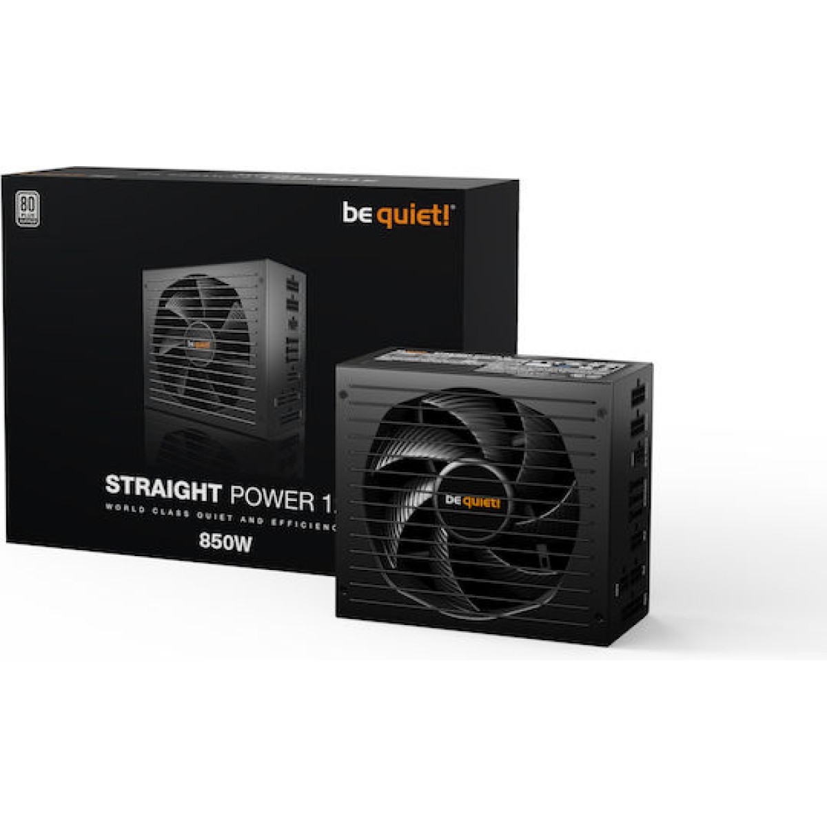 Be Quiet Straight Power 12 850W Μαύρο Τροφοδοτικό Υπολογιστή Full Modular 80 Plus Platinum