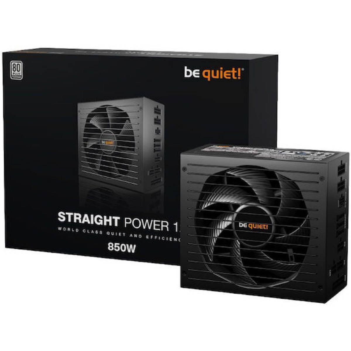 Be Quiet Straight Power 12 850W Μαύρο Τροφοδοτικό Υπολογιστή Full Modular 80 Plus Platinum