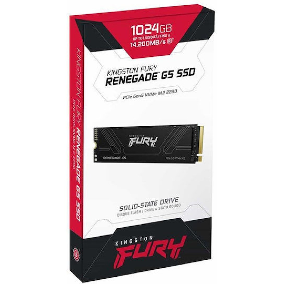 Kingston FURY Renegade G5 SSD 2TB M.2 NVMe PCI Express 5.0