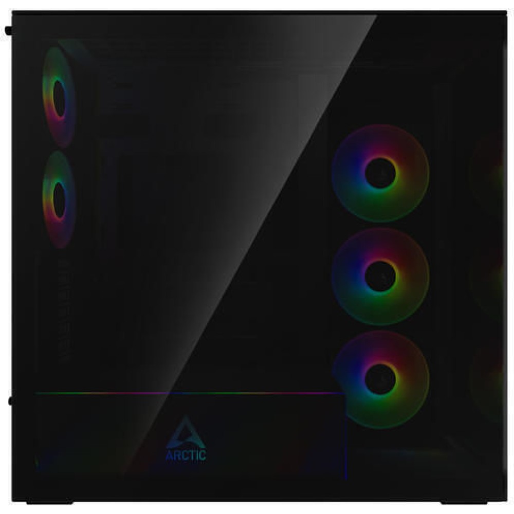 Arctic Xtender Midi Tower Κουτί Υπολογιστή με Πλαϊνό Παράθυρο Μαύρο