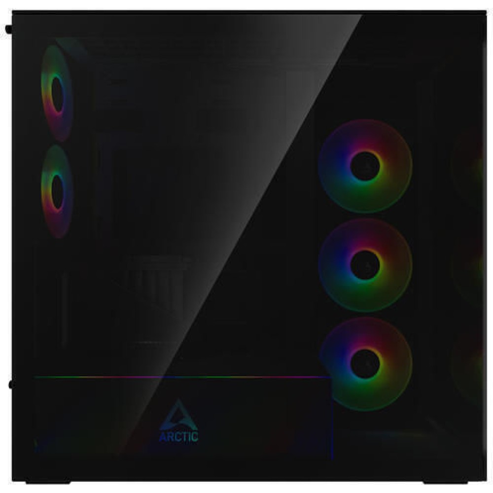 Arctic Xtender VG Midi Tower Κουτί Υπολογιστή με Πλαϊνό Παράθυρο Μαύρο