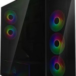 Arctic Xtender VG Midi Tower Κουτί Υπολογιστή με Πλαϊνό Παράθυρο Μαύρο